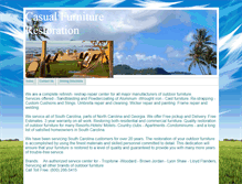 Tablet Screenshot of casualfurniturerestoration.com